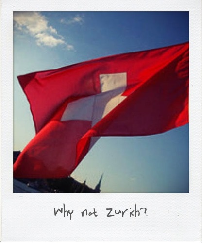Bandiera Svizzera Polaroid